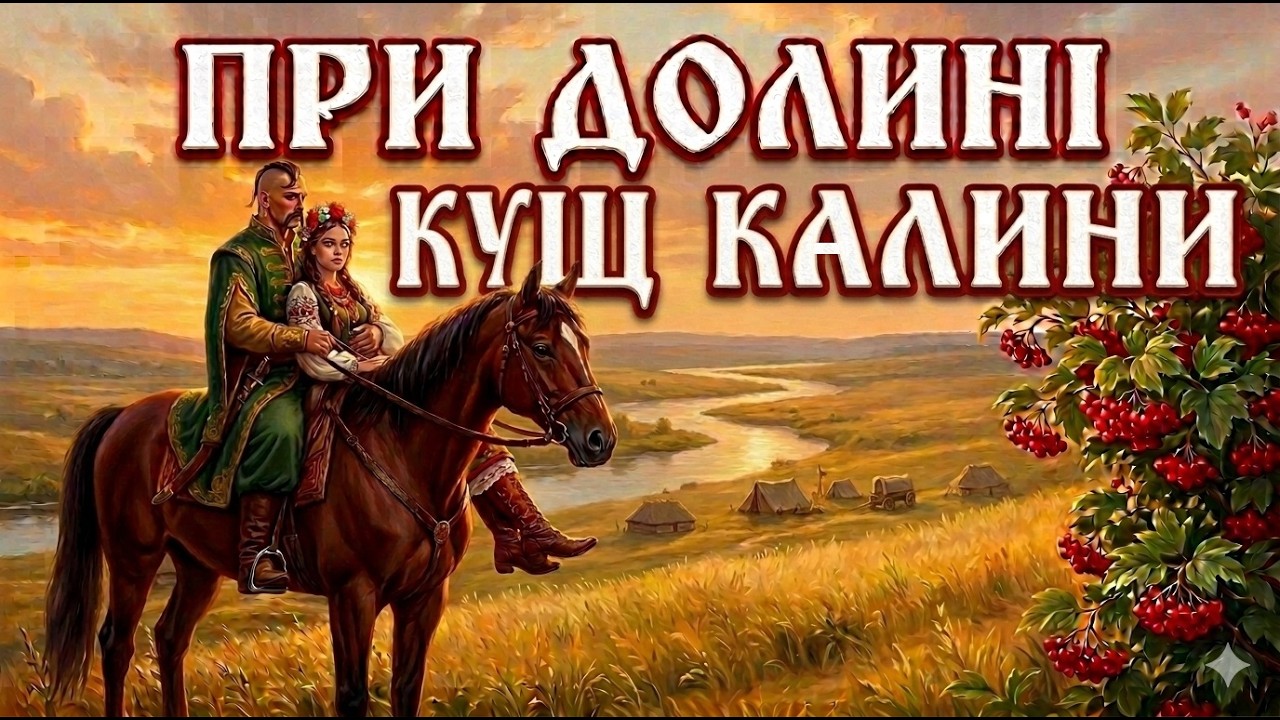 При долині кущ калини (зворушлива пісня)