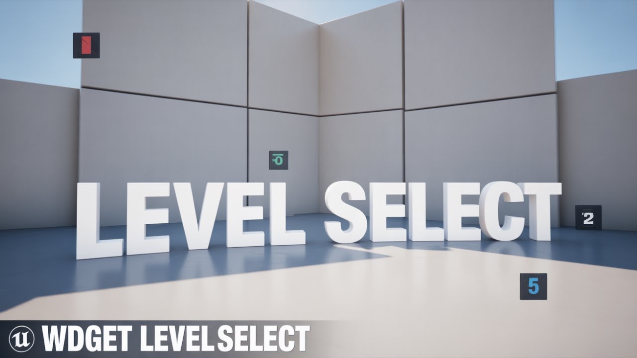 Level Select With Widget Setup| #UnrealEngine5