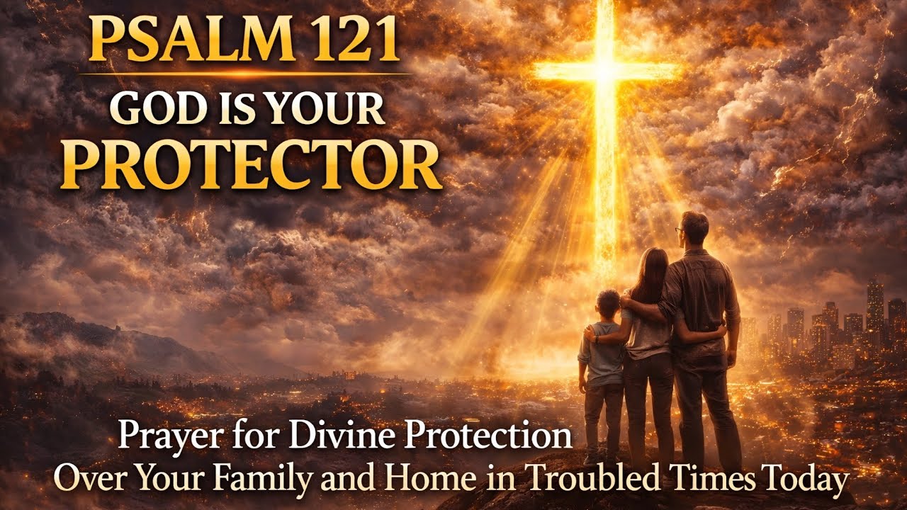 Psalm 121 Prayer for Protection Over Your Family | God Is Your Protector Always Today 🙏 #godsays 