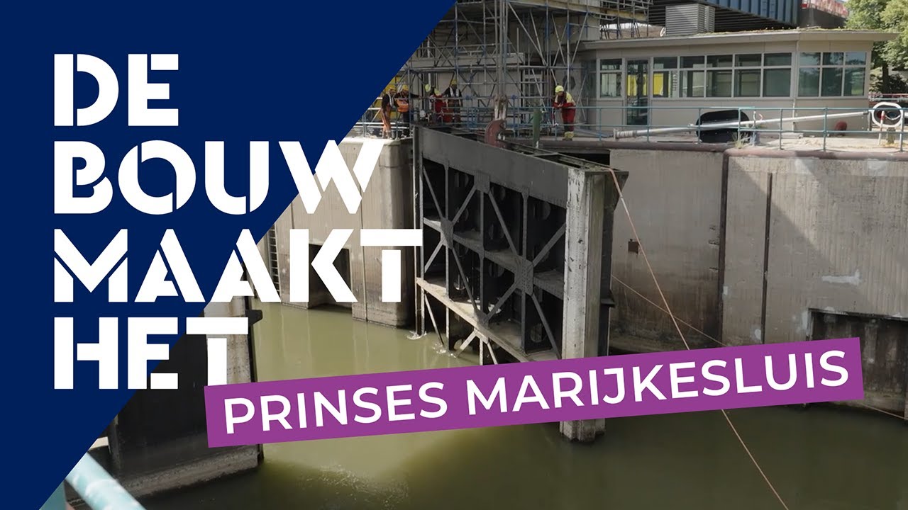 Compilatie: Renovatie sluis op een van de drukste vaarroutes van Europa
