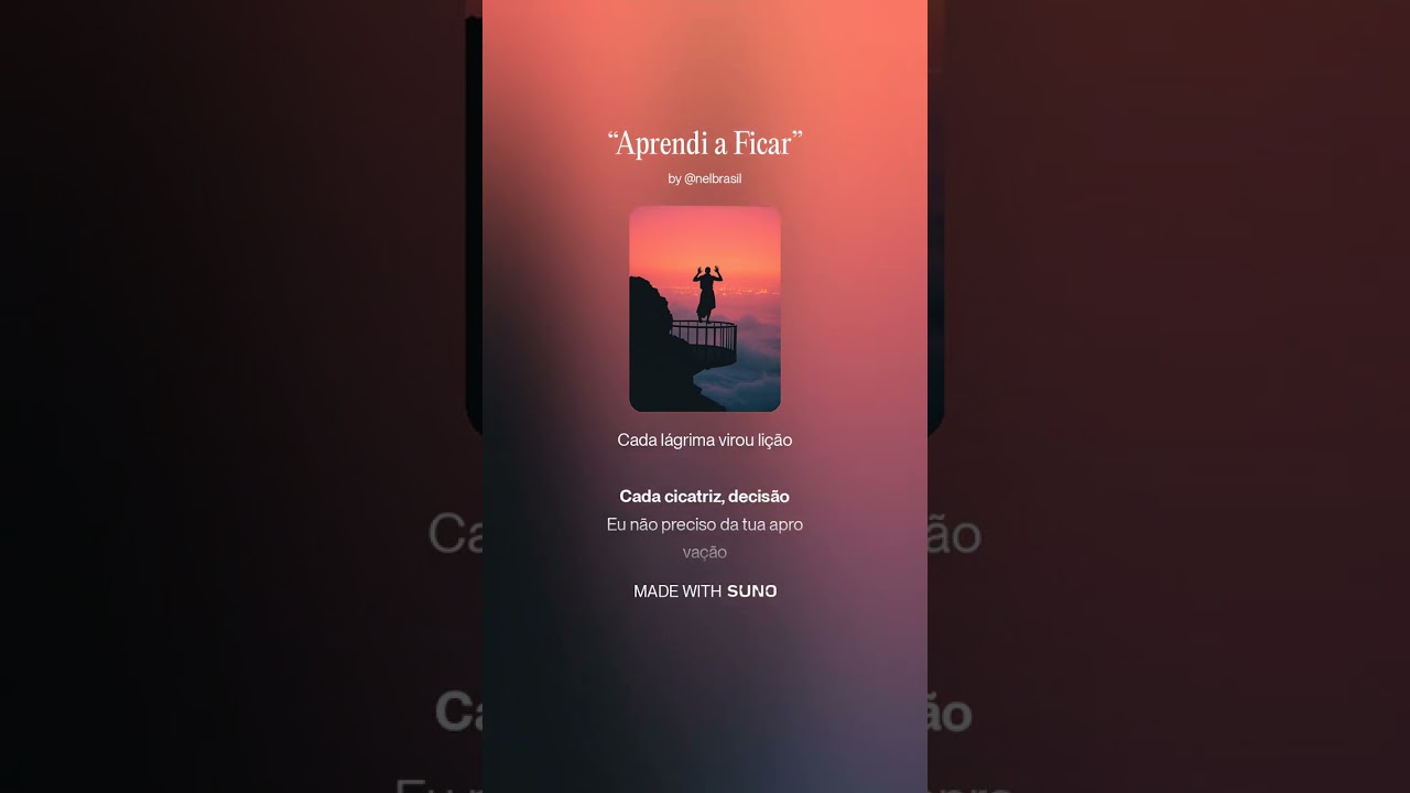 “Aprendi a Ficar”