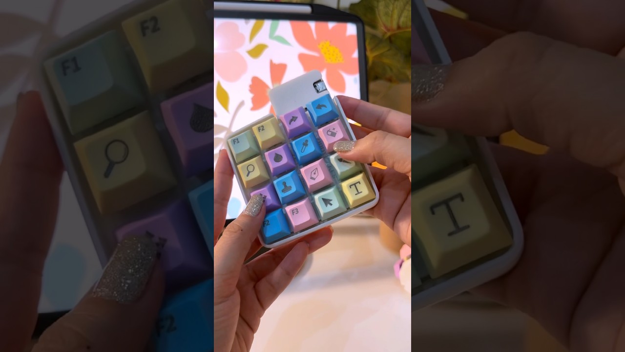 @ziddymakes превращает колпачки клавиш в невероятно увлекательные игрушки-фиджет. 😆😀