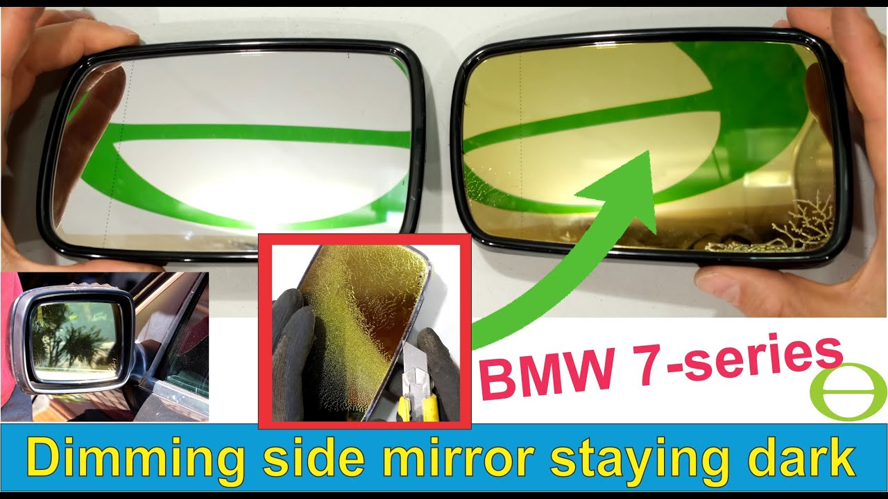 Auto-tint / Dimming side mirror staying dark - How to make it lighter again.