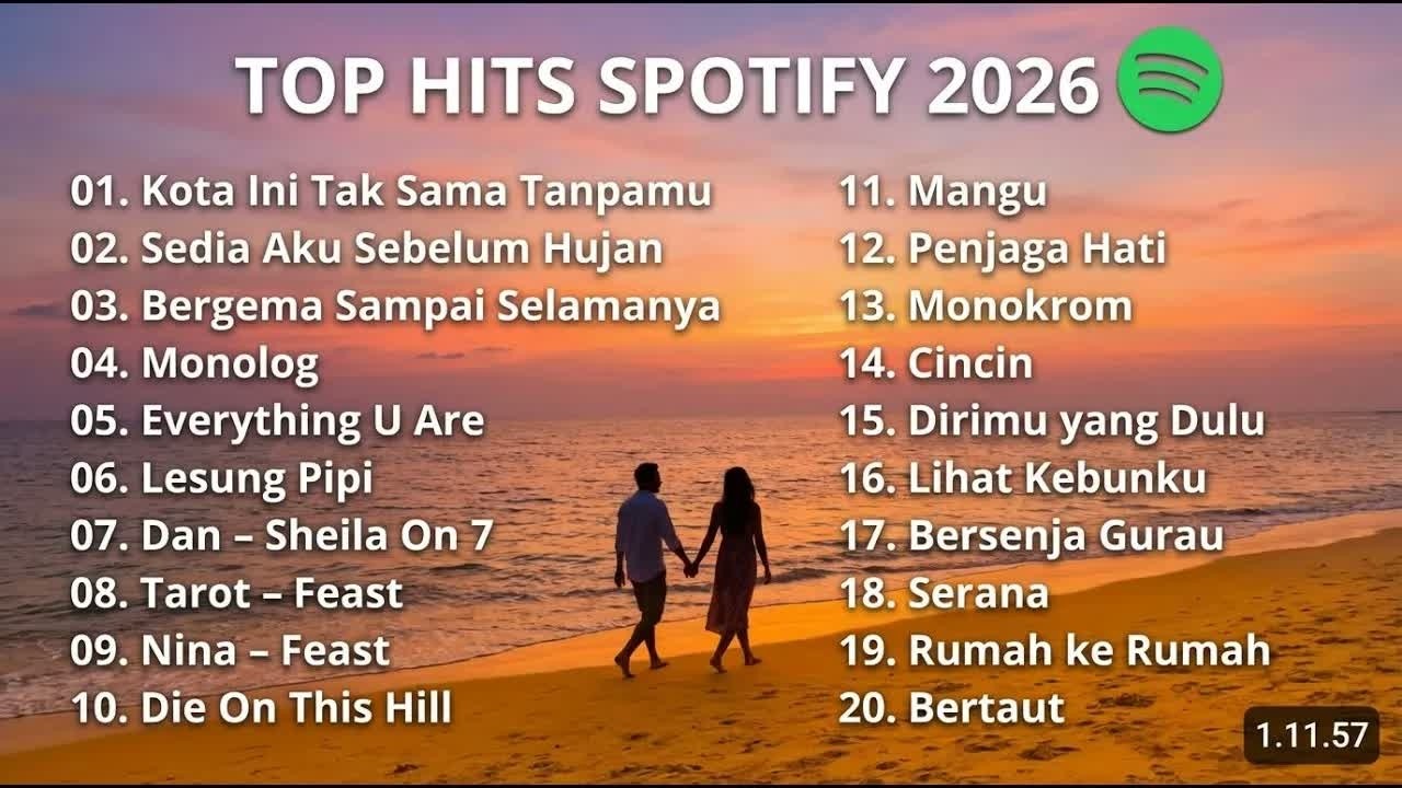 TOP HITS SPOTIFY 2026 | LAGU MUSIK INDONESIA YANG PALING VIRAL DAN TRENDING DI TIK TOK | TANPA IKLAN