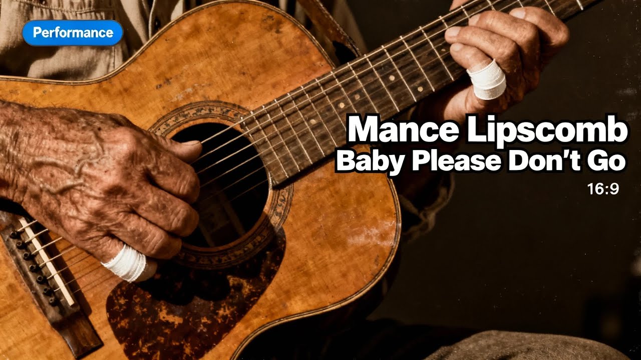 Mance Lipscomb – Baby Please Don't Go | Vintage Blues Performance