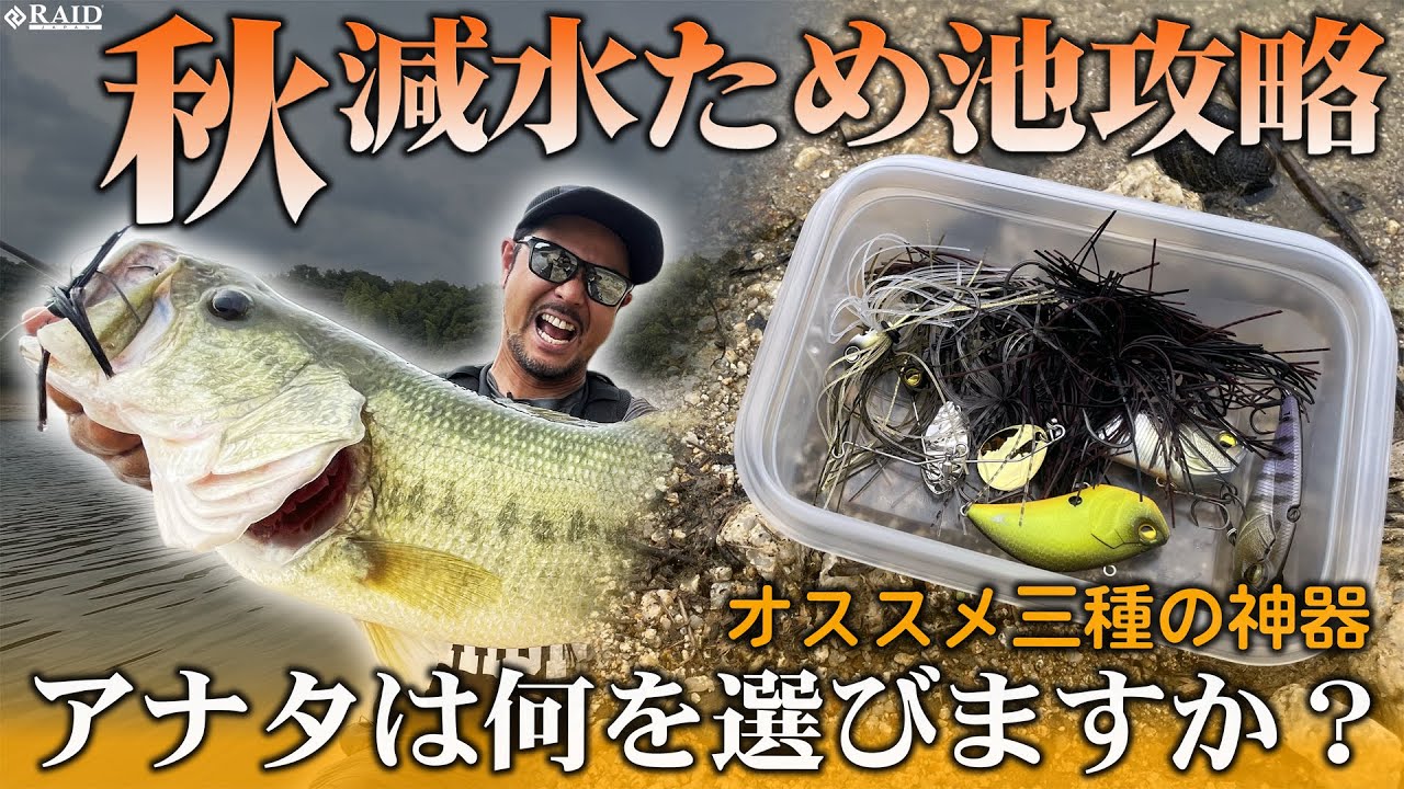 【RAID JAPAN】秋減水ため池攻略/オススメ三種の神器.アナタは何を選びますか？