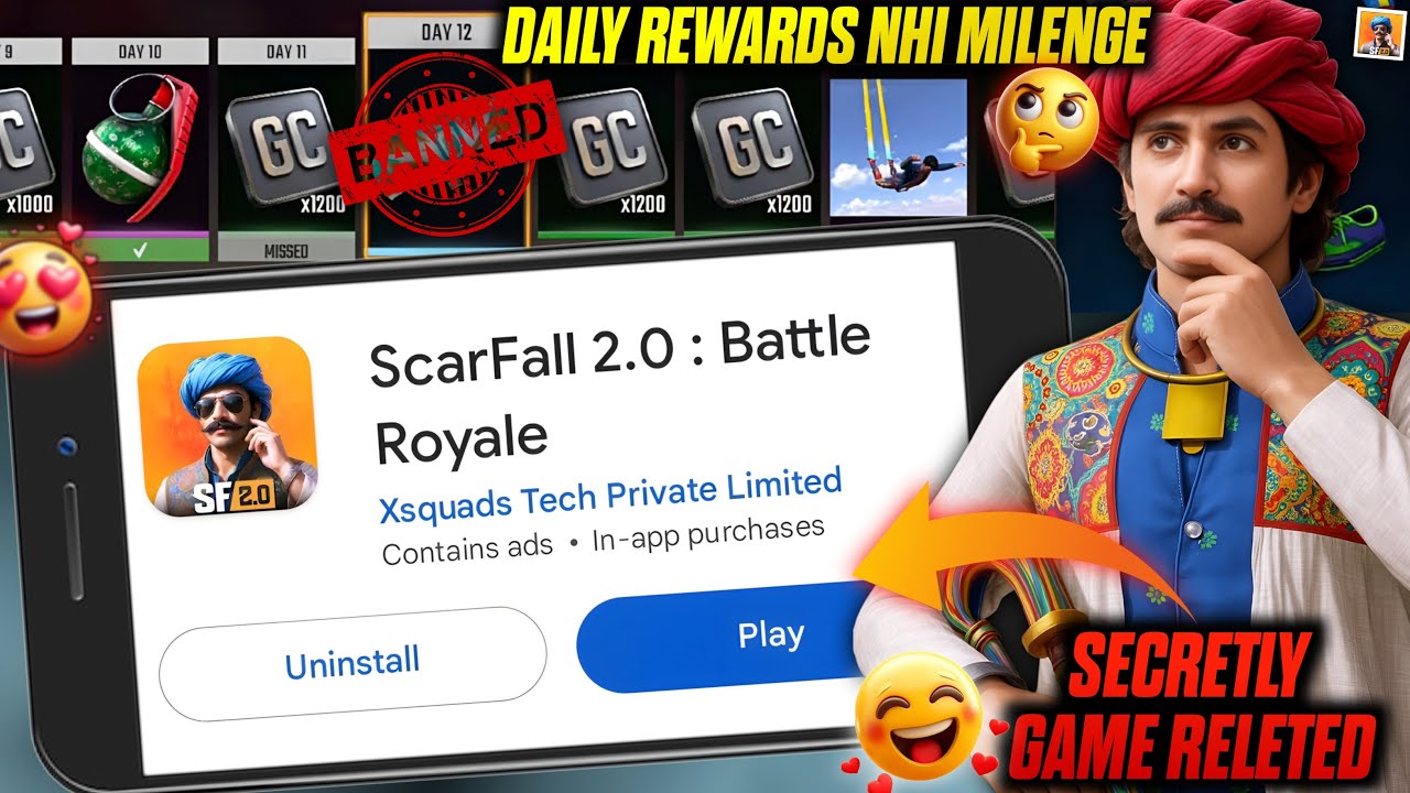 Scarfall 2.0 Full Release 🤯 & Daily Rewards Banned 🚫 Scarfall 2.0 New Update 