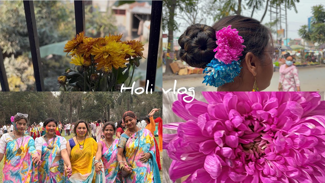 Holi Vlog | lots of fun, food, colours 🩷🦋