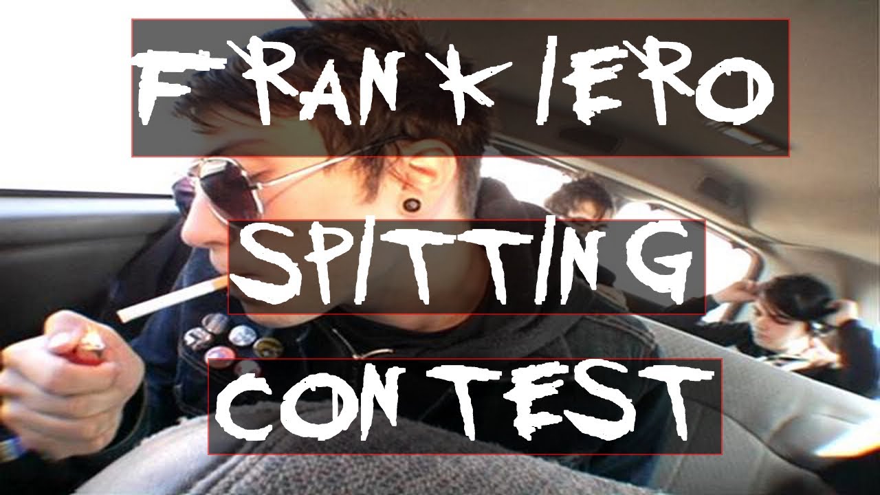Frank Iero From My Chemical Romance - Spitting Contest During Funny Interview!