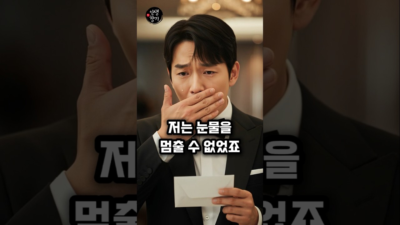 결혼식 축의금 3만원 내고 도망간 친구... 1년 뒤, 집에 온 댁배 하나 #눈물 #사연