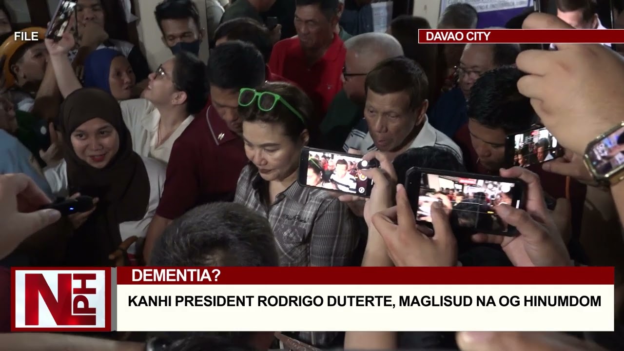 Kanhi President Rodrigo Duterte, maglisud na og hinumdom