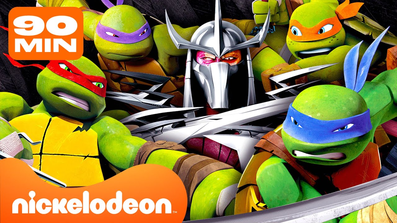 TMNT: Teenage Mutant Ninja Turtles | Shredder FA A PEZZI TUTTO per 90 minuti di fila!  👊