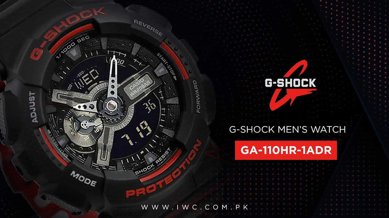 Unboxing Casio G-Shock Men&rsquo;s Watch &ndash; GA-110HR-1ADR