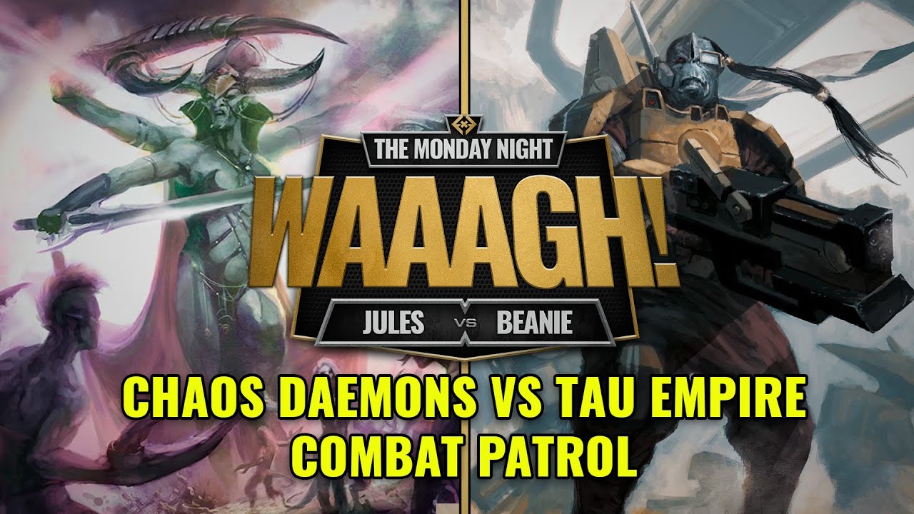 BY HOOF AND CLAW! TAU V SLAANESHI DAEMONS: 10th EDITION WARHAMMER 40K