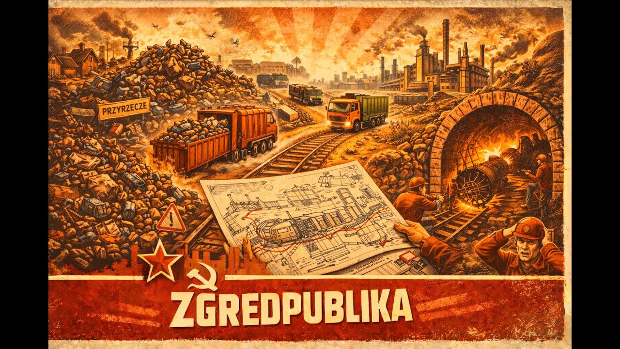 Zgredpublika #13 – Śmieciokalipsa! 🗑️ Tory do Węglogradu i kolejne tunele do huty