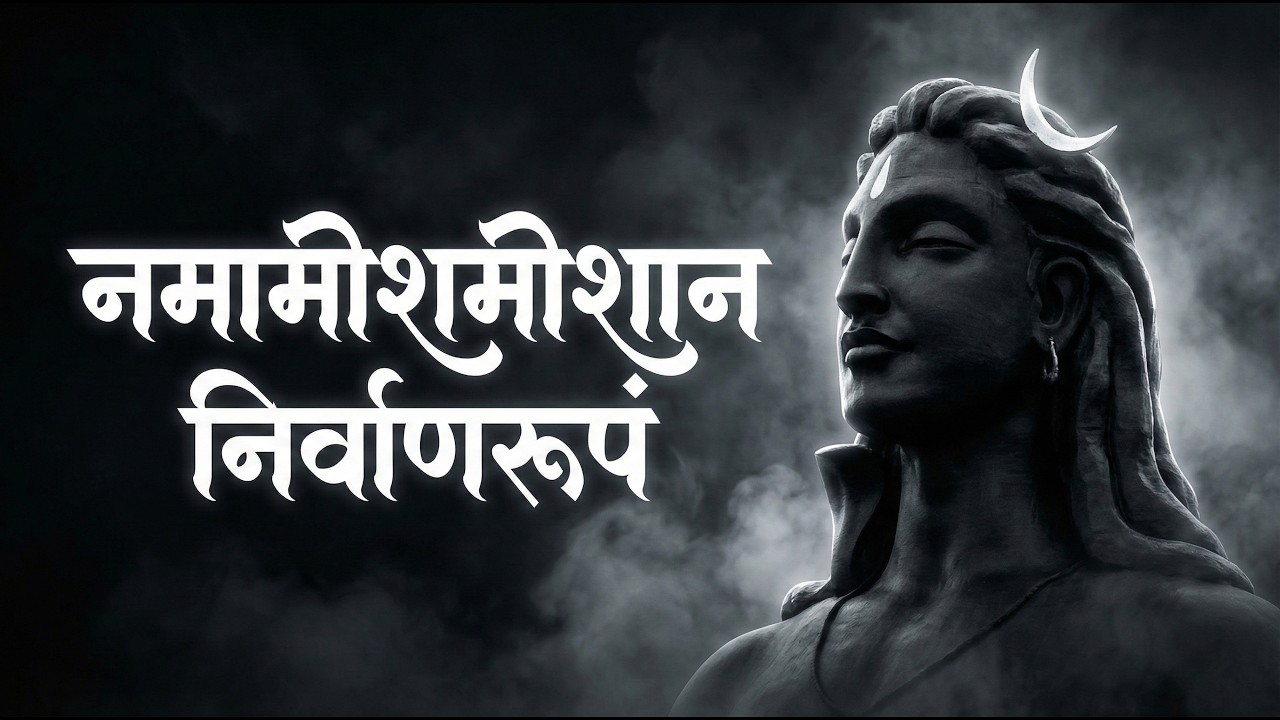 नमामीशमीशान निर्वाणरूपं 🔱 Namami Shamishan | 🔱Powerful Shiva Stuti | Peaceful & Divine