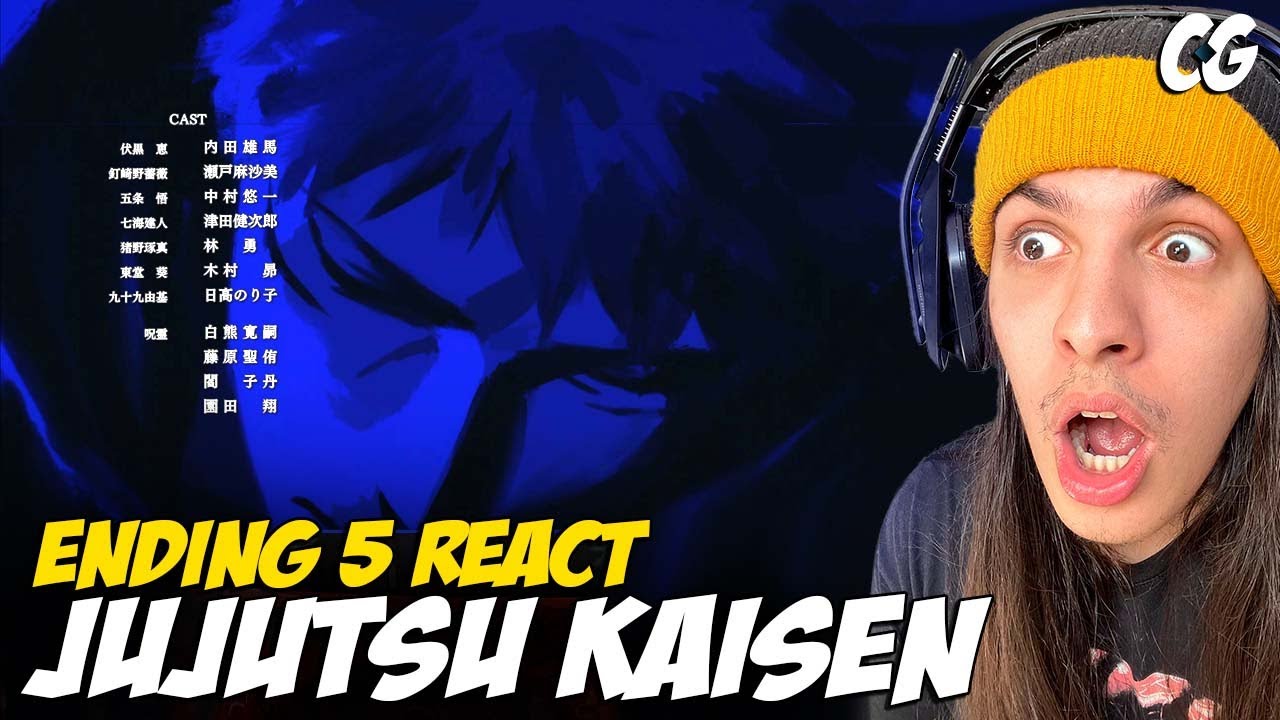 JUJUTSU KAISEN ENDING 5🔥 MELHOR QUE A ABERTURA? - React 3ª temporada