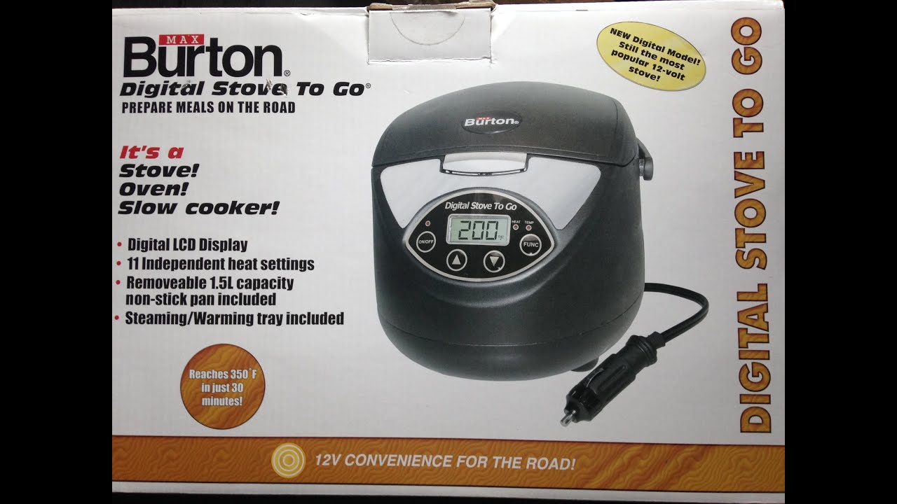 Unboxing (on the go) of the Max Burton Digital Stove