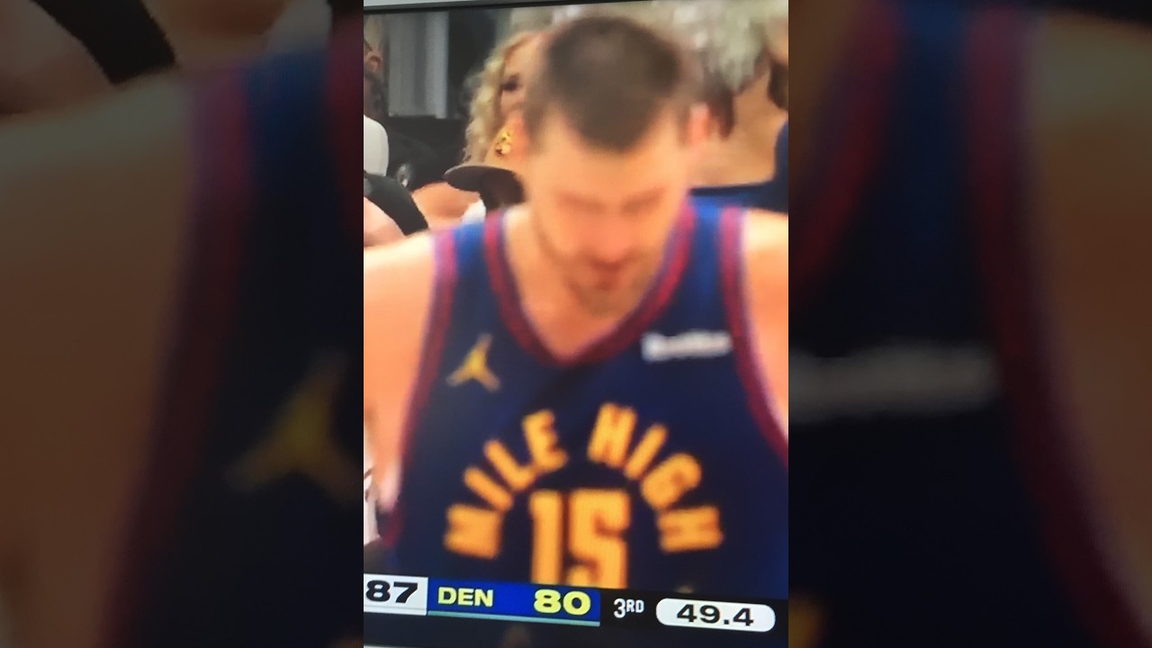 Denver Nuggets -108Minnesota Timberwolves117 Jokic almost triple double again 35Pts 13Reb 9Ast.#nba