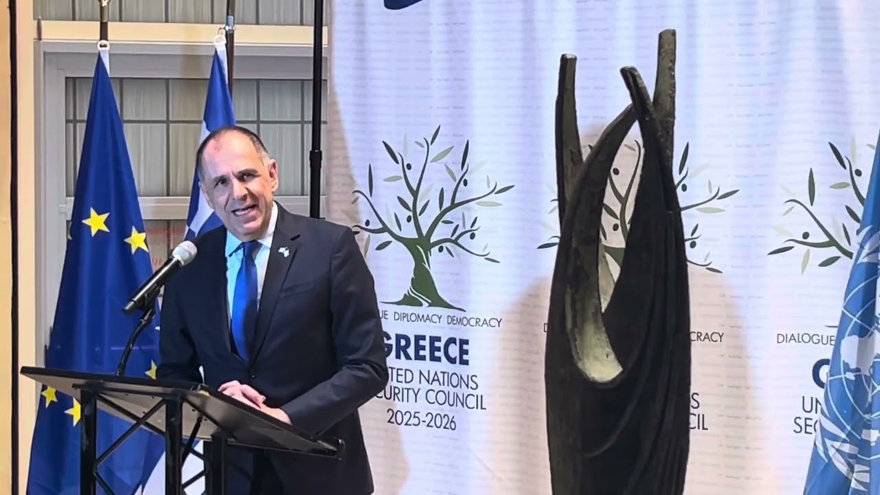 The Foreign Minister of Greece, Mr. Goerge Gerapetritis statement at the UN,  February 24, 2025