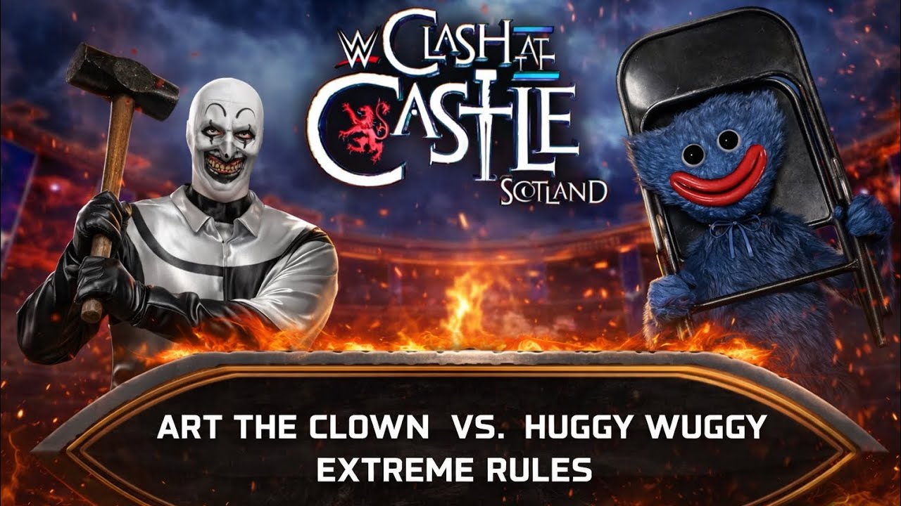 WWE 2K25 Huggy Wuggy Vs Art the Clown