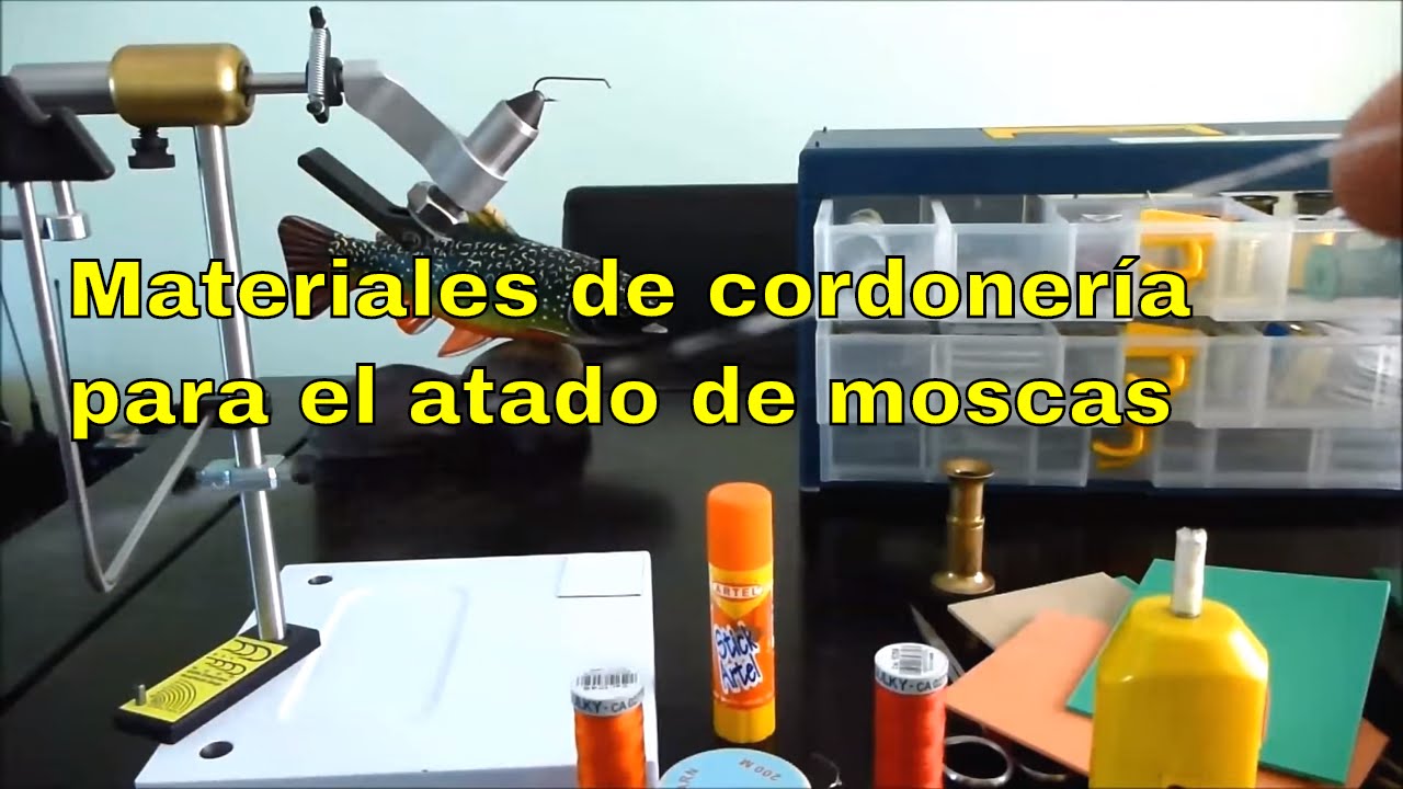 Materiales de cordonería para el atado de moscas