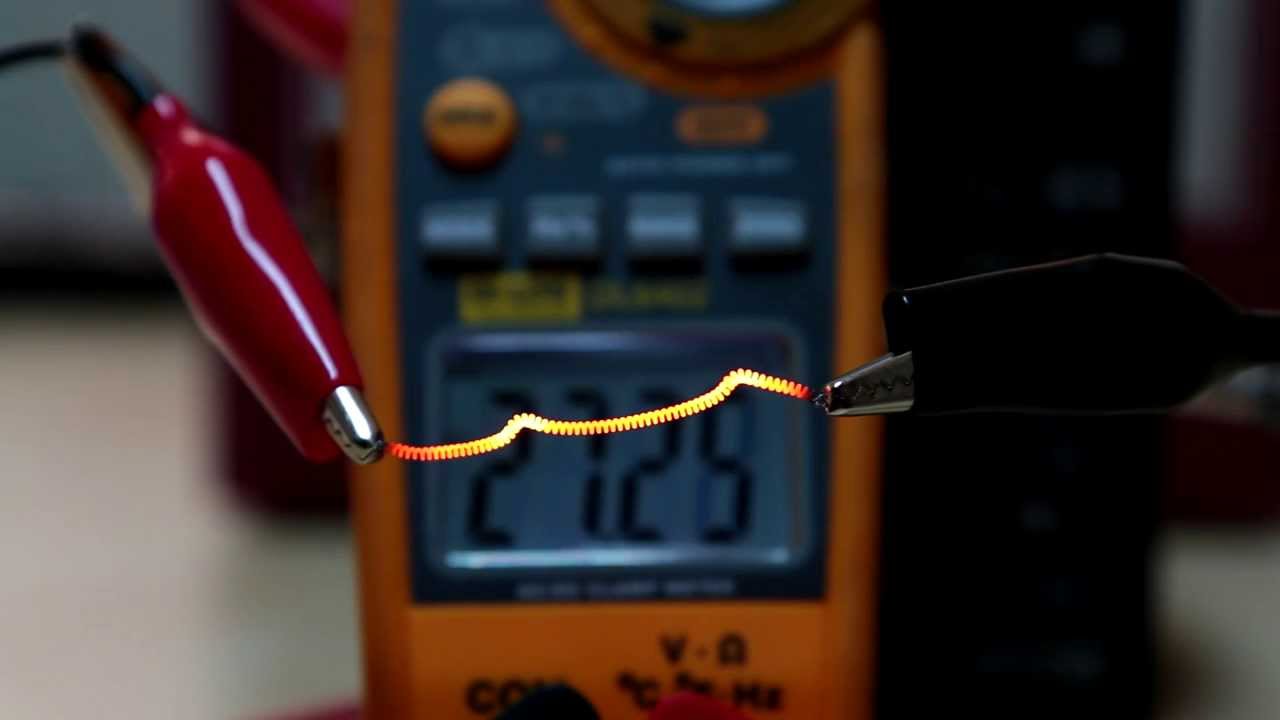 Tungsten-Halogen filament burnout in free air.
