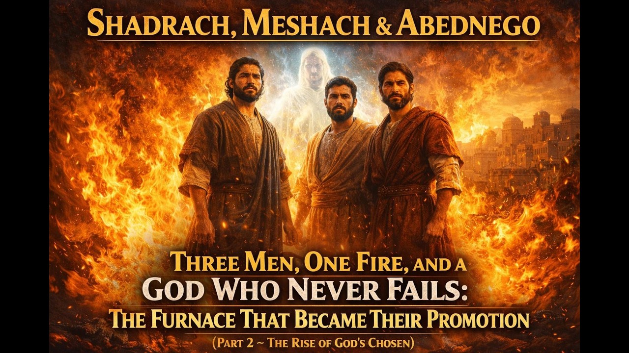 Shadrach, Meshach& Abednego - Three Men,One Fire,and a God Who Never Fails; Furnace Became Promotion