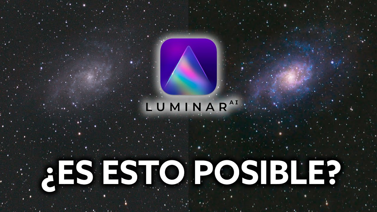 ASTROFOTOGRAFÍA + LUMINAR AI 🤷‍♂️ ¿Es esto posible?