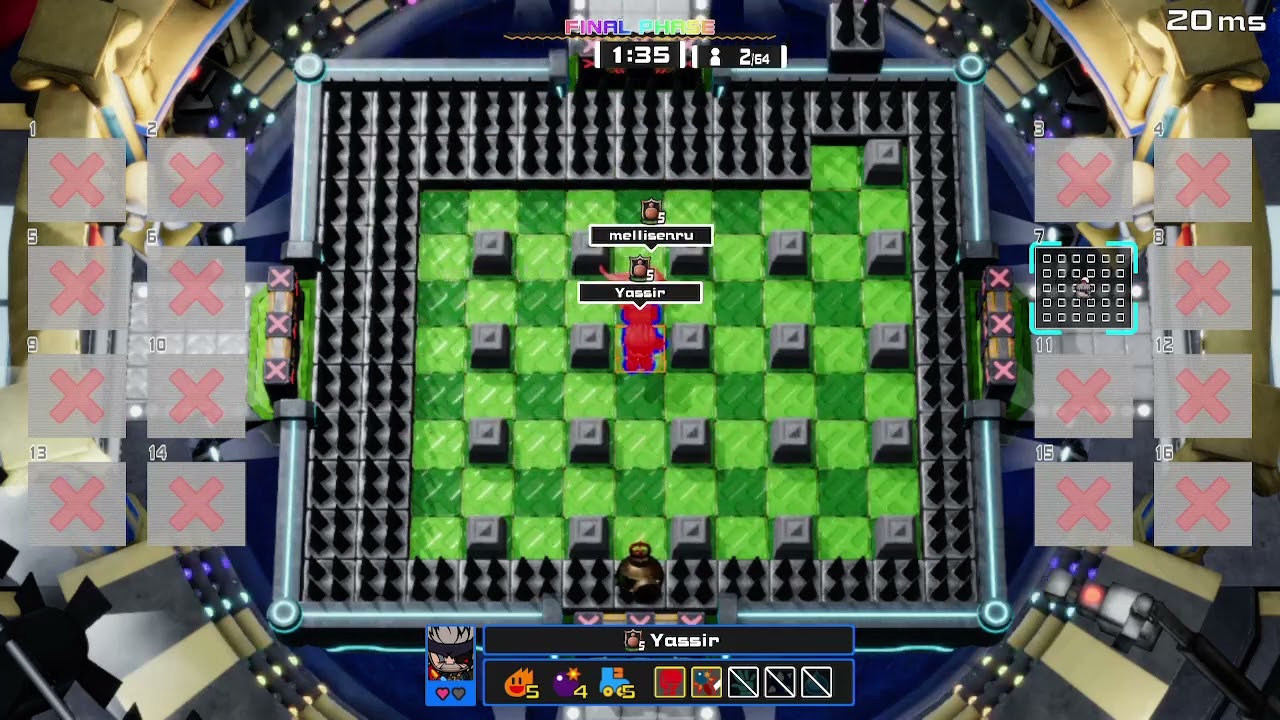 Super Bomberman R Online: Bomber One with Old Snake Bomber