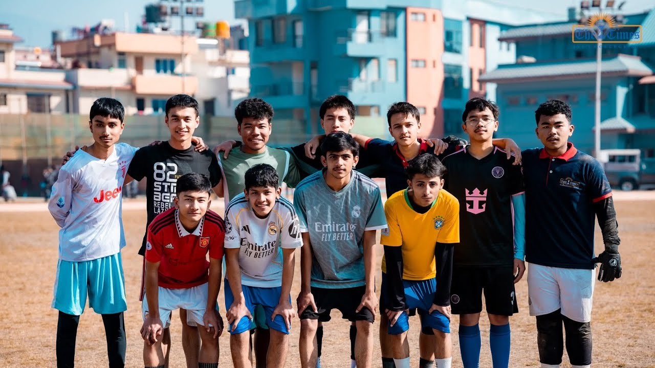 Penalty shootout playing for (The Times International Collage)