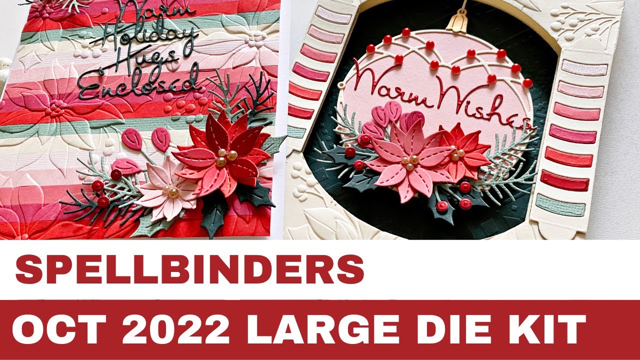 #159 Spellbinders October 2022 Large Die Kit - Card Inspirations