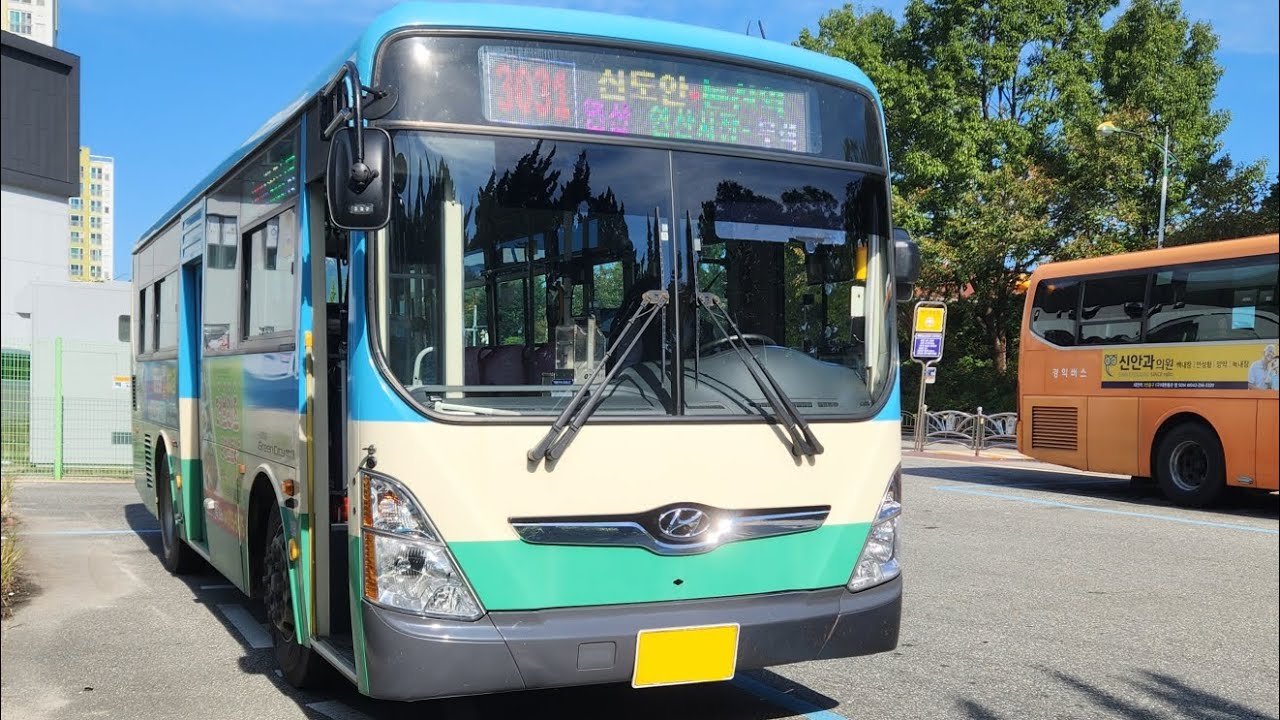 논산 버스 303(-1) 전구간 주행 (계룡대쇼핑센터-논산)