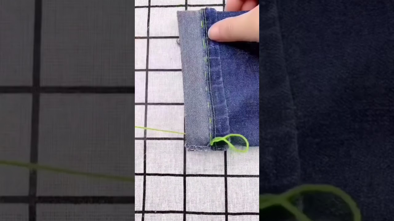 Como fazer barra jeans original