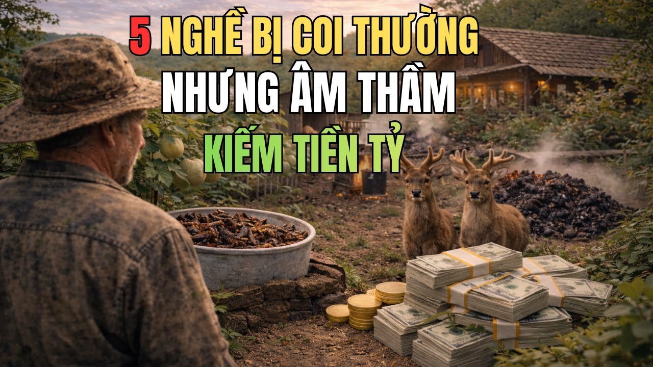 5 Nghề Ở Quê Bị Coi Thường Nhưng Âm Thầm Kiếm Tiền Tỷ | Làm Giàu Từ Nông Thôn