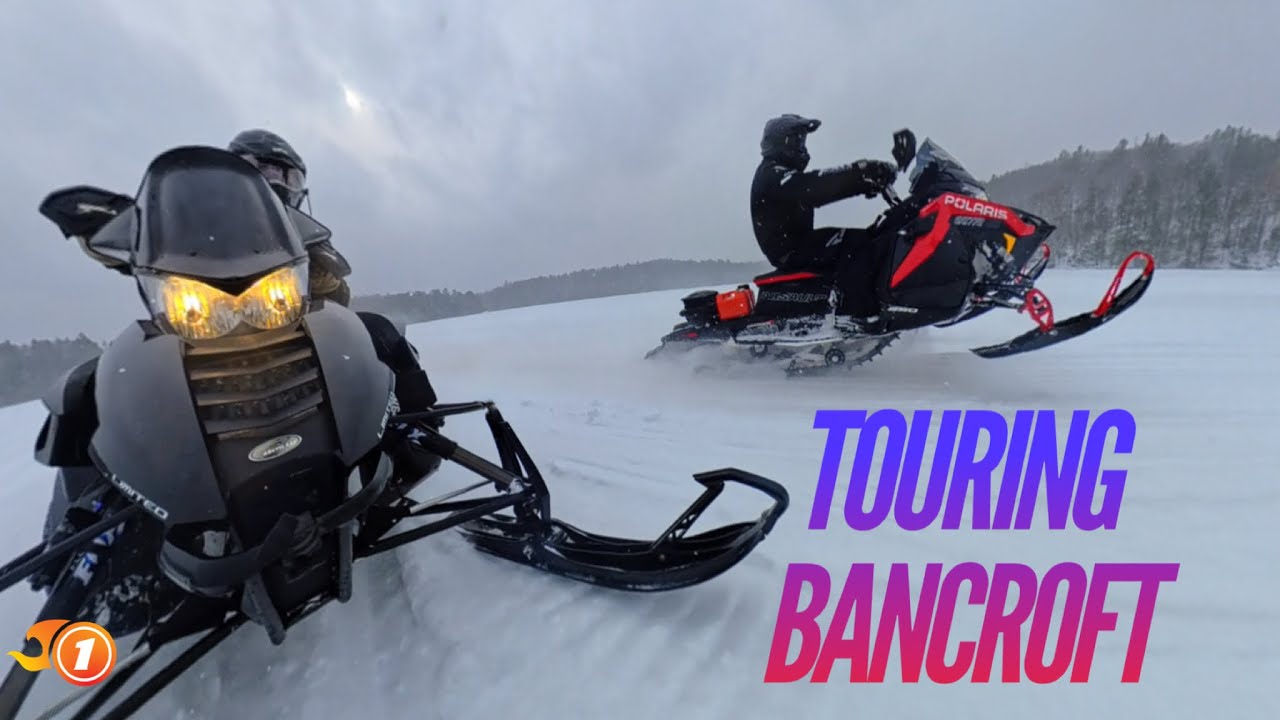 Touring Bancroft Snowmobile Trails | We ran every trail in the maze!