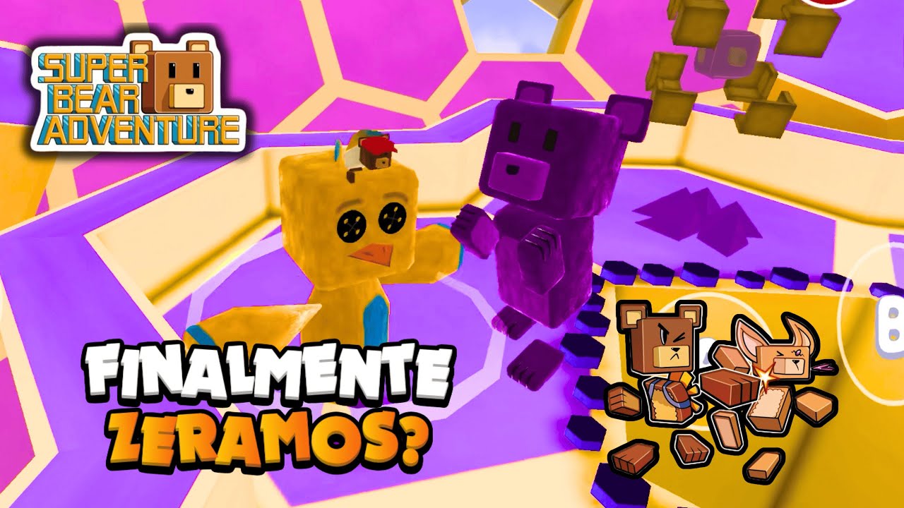 Será que Finalmente zeramos o jogo do Urso?! 🐻💥 | Super Bear Adventure – Gameplay Infantil