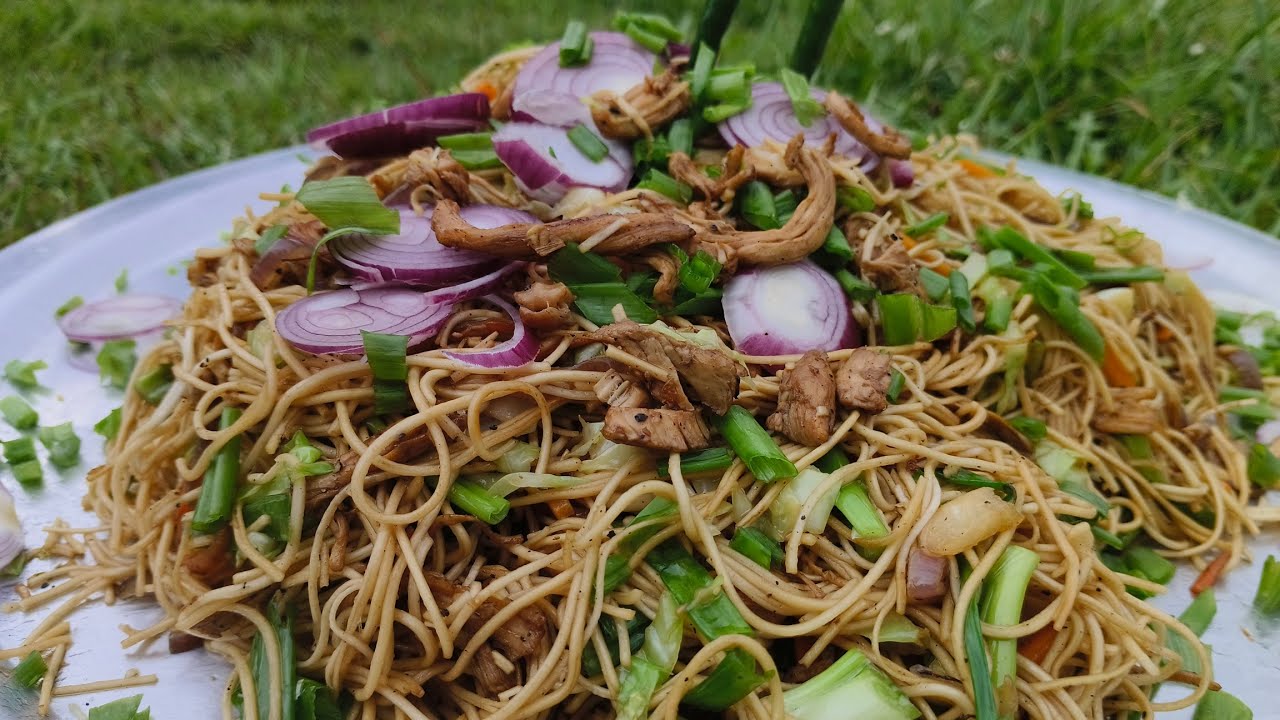 Chicken Hakka Noodles recipe | Chow Doh Syiar 🐓 | Simple Cooking #cookingwithnature