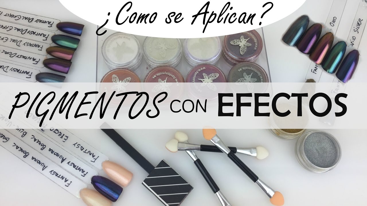 Pigmentos Con Efectos Holograficos  ¿Como Se aplican?