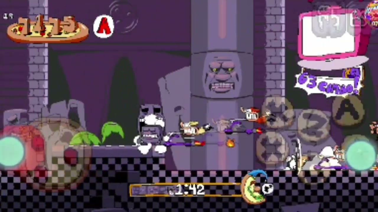 Pizza tower cka android LAP 3 IN JONH GUTTER WITH PIZZELLE CO-OP ITS OUT!!