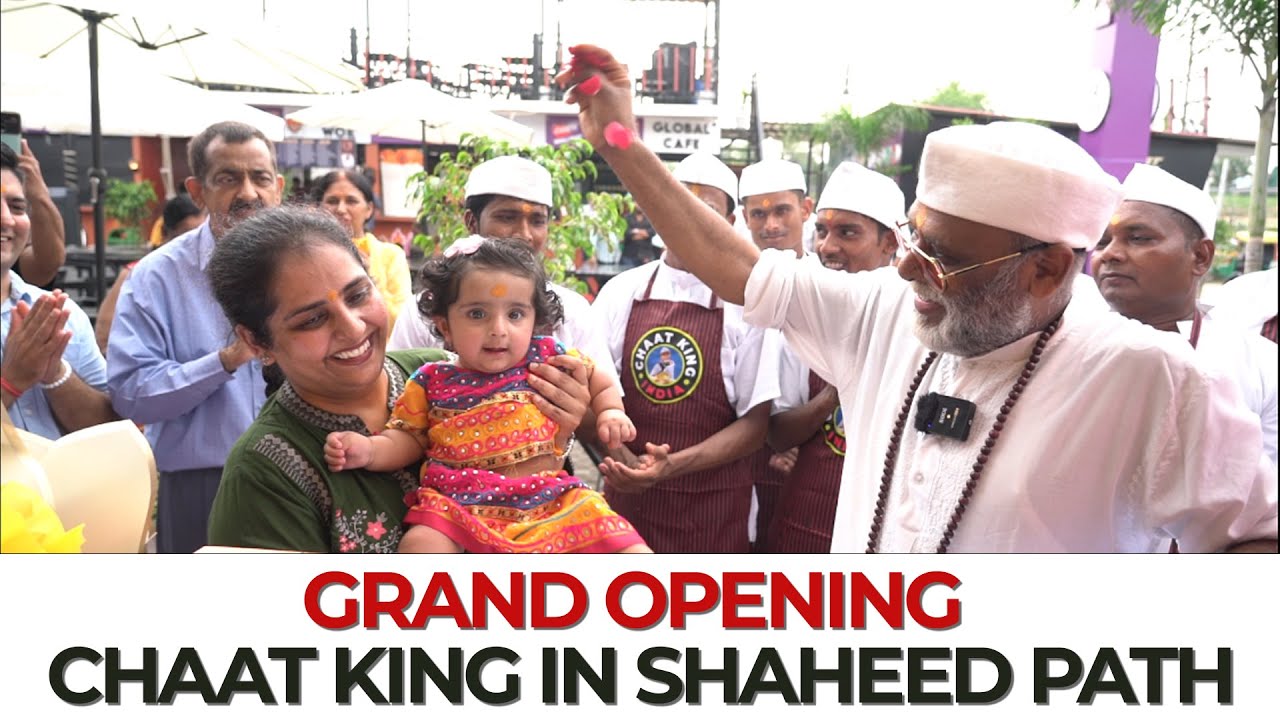 Grand Opening Celebration in Lucknow ! | Chaat King Now in Shaheed Path