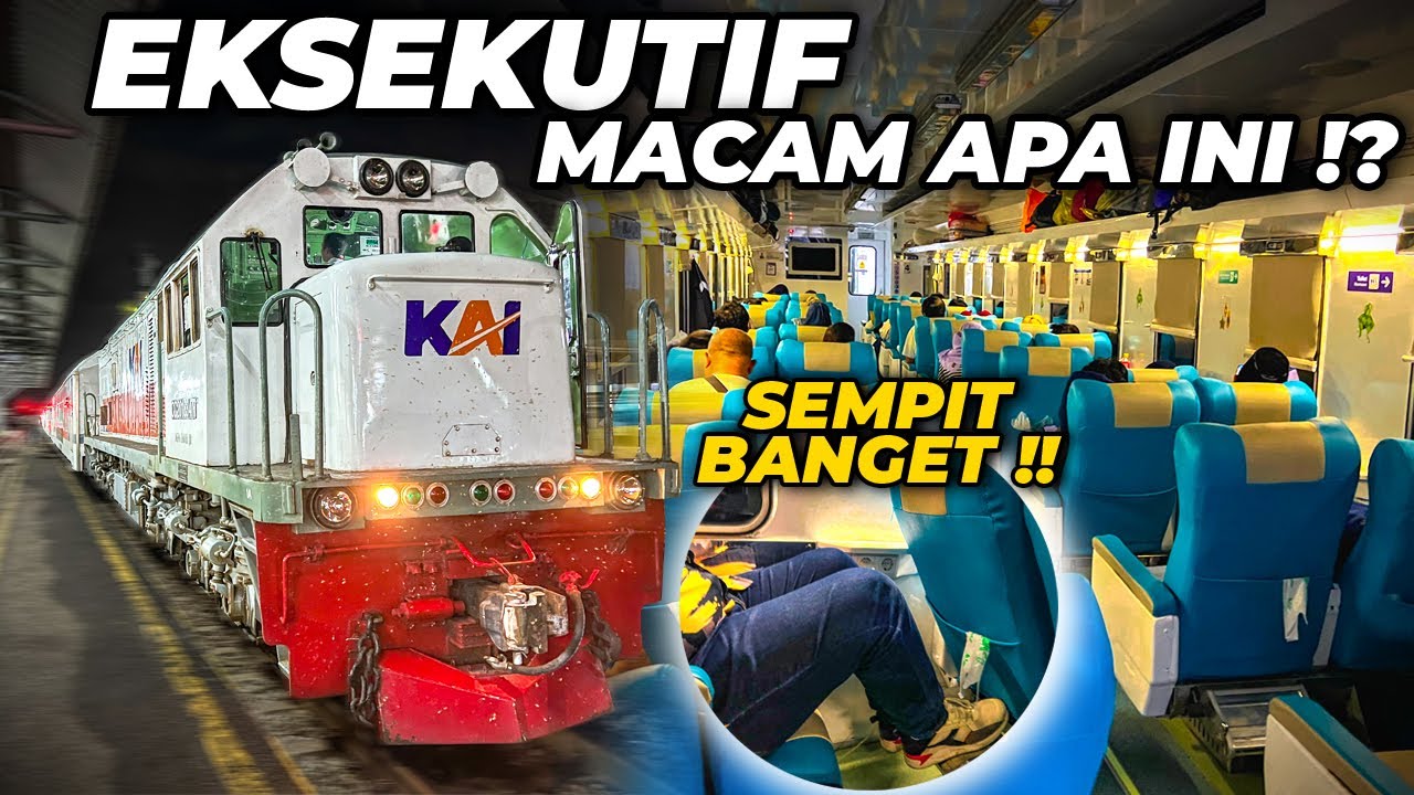 EKSEKUTIF PALING SEMPIT !! KOK MEPET KURSI DEPAN? | Trip KA Blambangan Ekspres Cepu - Probolinggo