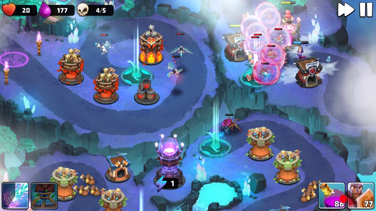 Castle Creeps TD - Chapter 28 Level 112-Up and Away 3 Stars