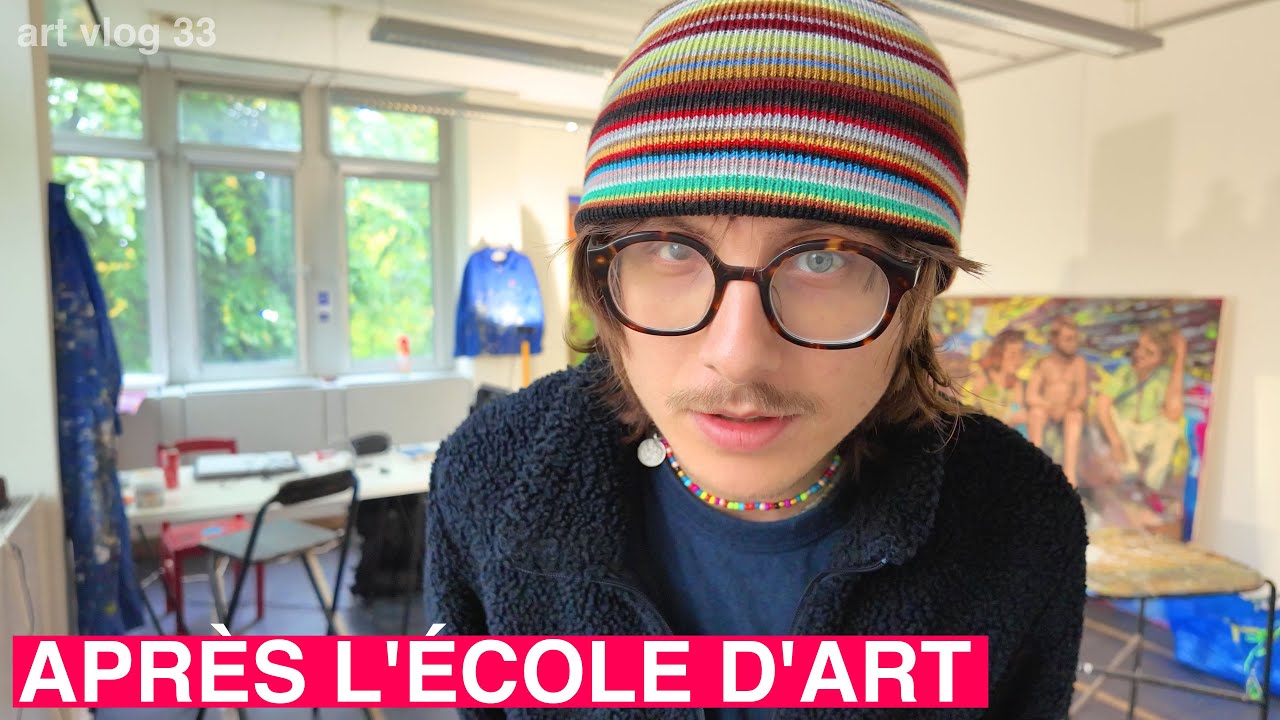 Ma vie d'artiste peintre après des études en école d'art ✌️ - art vlog 33