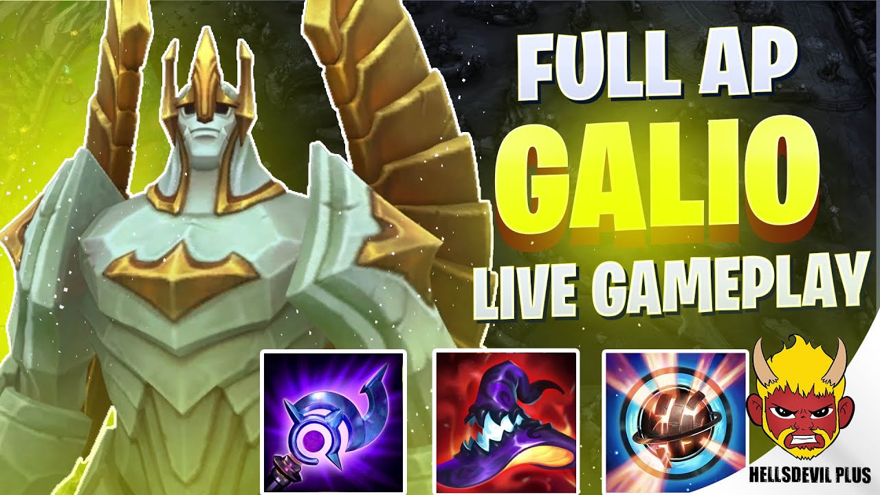 HOW TO MASTER FULL AP GALIO IN WILD RIFT - Wild Rift HellsDevil Plus Gameplay