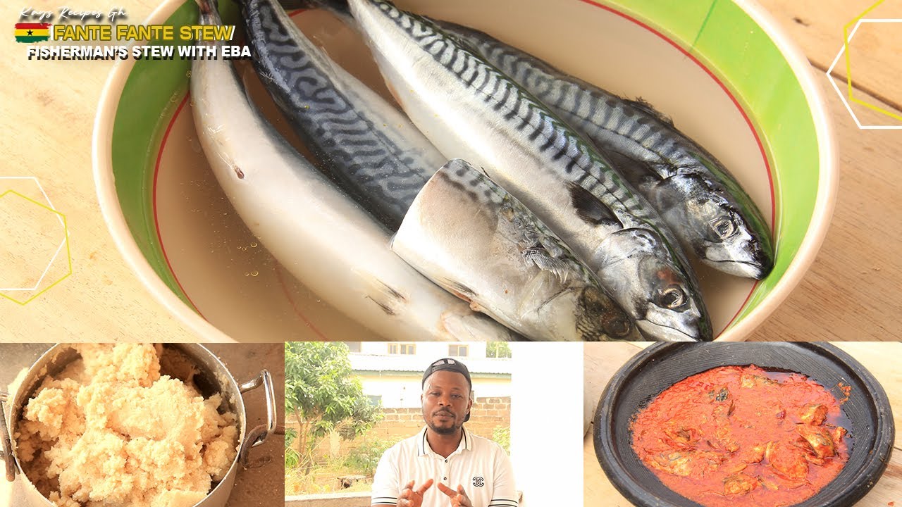 Ghana Fante Fante Recipe / Authentic Fisherman's Stew With Gari Eba