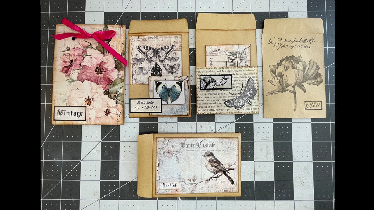 Tutorial: 5 Coin Envelope Ephemera Projects