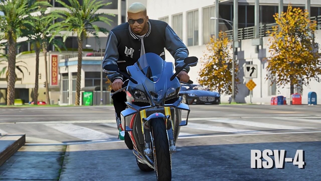 GTA 5 Aprilia RSV-4 Cinematic Ride | Realistic Bike Sounds & POV
