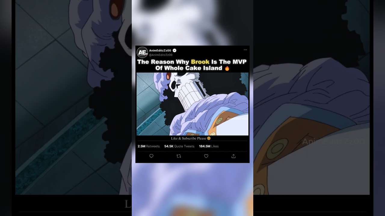 Brook is the MVP of Whole cake Island💀| EDIT | #onepiece #shorts #brook #bigmom