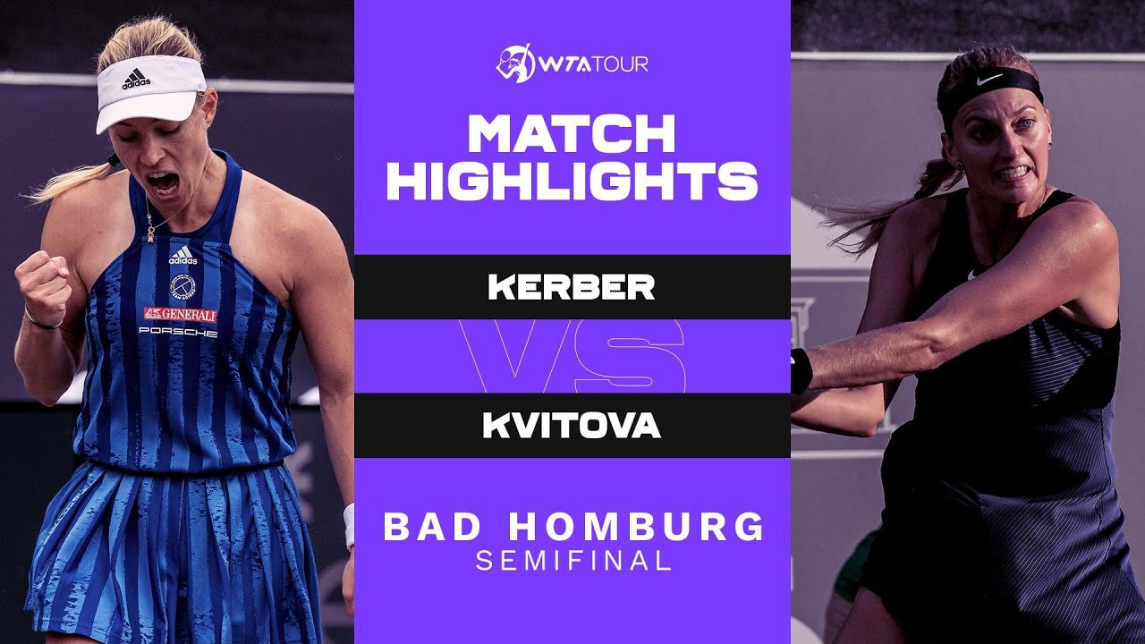 Angelique Kerber vs. Petra Kvitova | 2021 Bad Homburg Semifinal | WTA Match Highlights